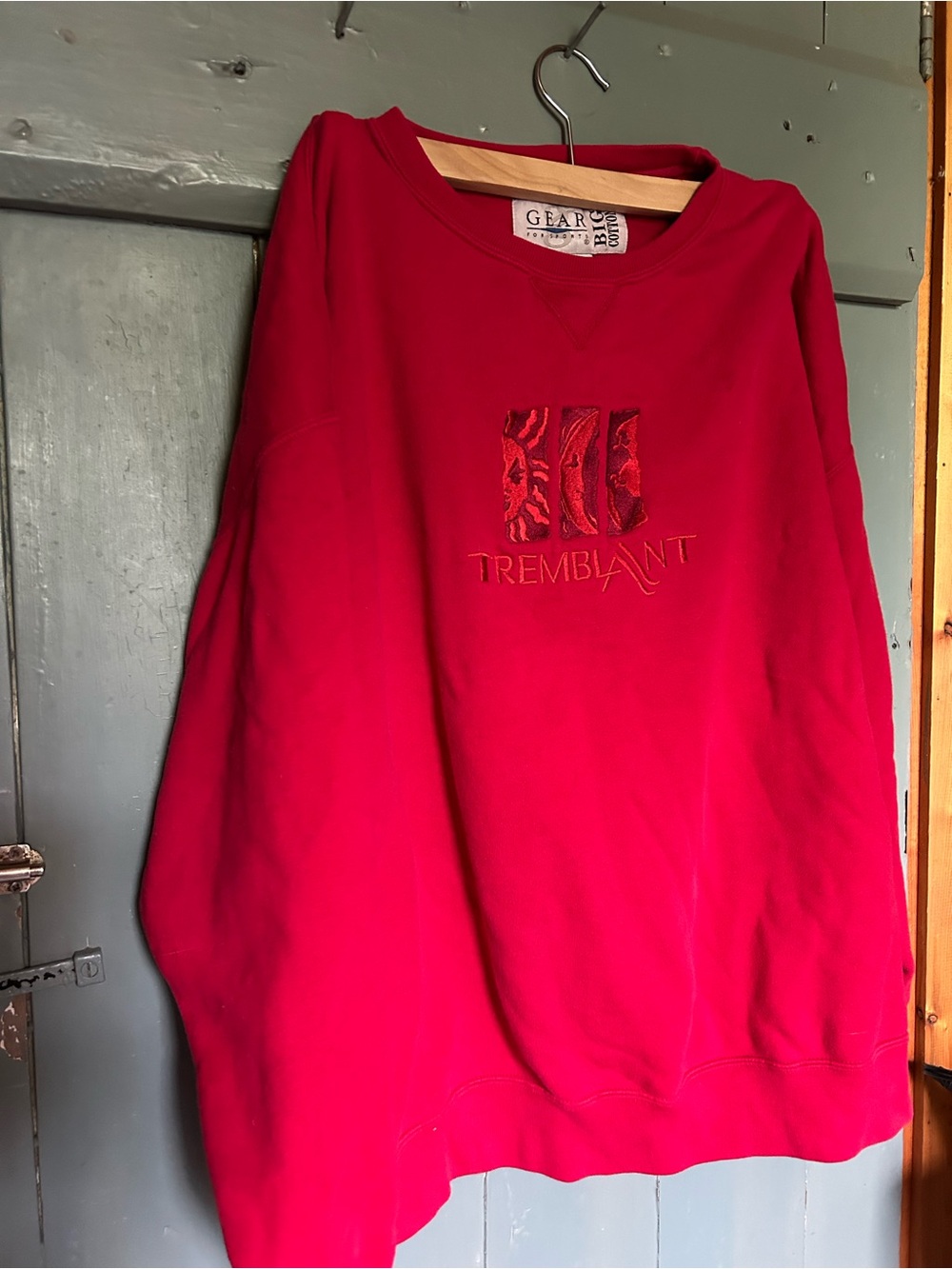 Gear For Sports Red Crewneck Sweatshirt from Mont Tremblant Quebec